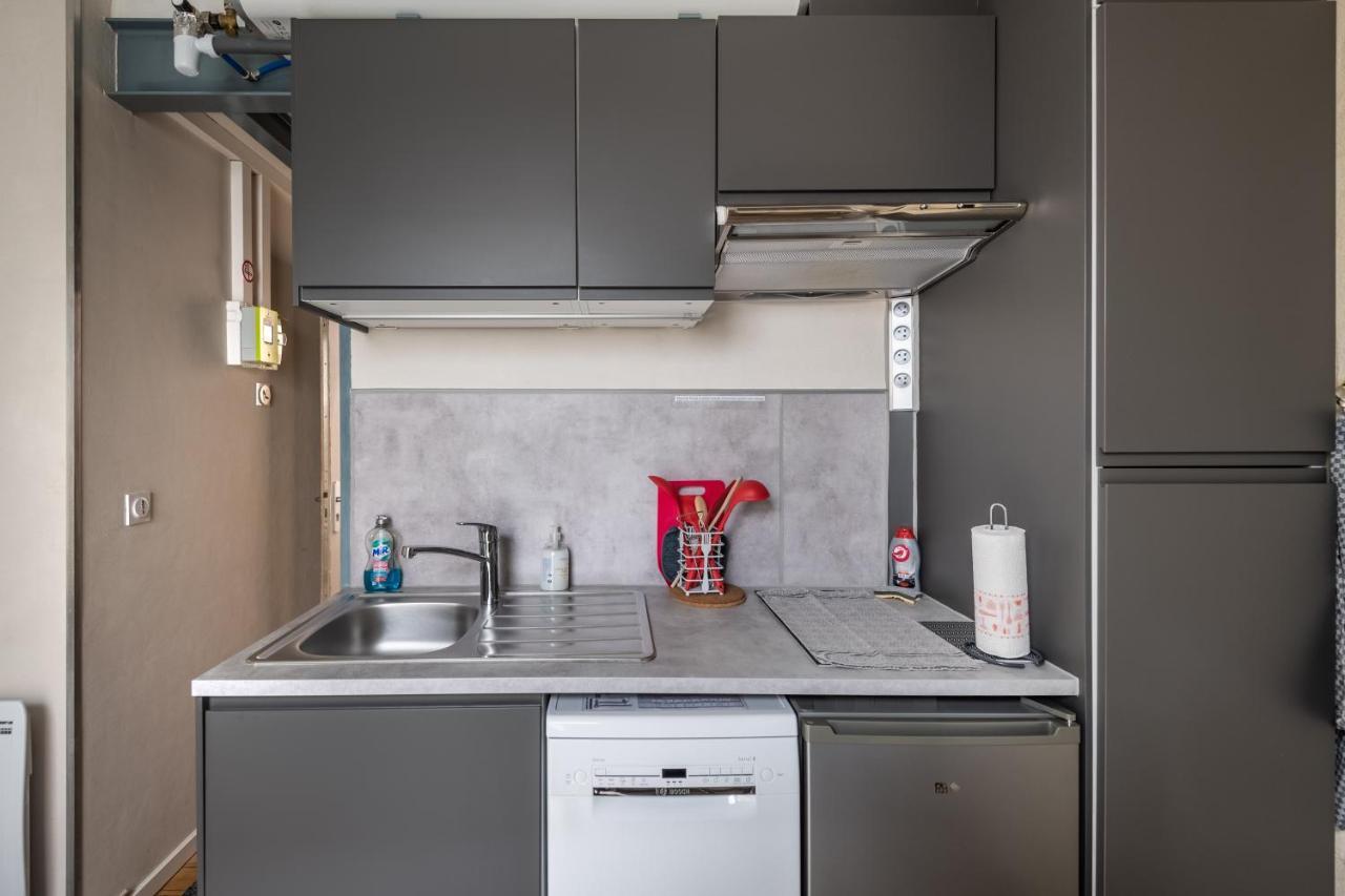 Studio En Duplex-Aircon-Terrasse-Parking-Calme Бордо Екстериор снимка